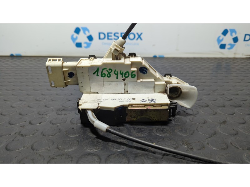 Recambio de cerradura puerta delantera izquierda para peugeot 407 sw 1.6 hdi referencia OEM IAM 9659739880  