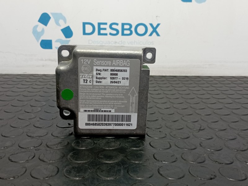 Recambio de centralita airbag para peugeot boxer furgoneta 2.2 bluehdi 140 referencia OEM IAM 00046858203  