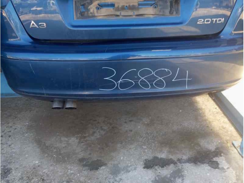 Recambio de paragolpes trasero para audi a3 sportback (8p) a3 2.0 tdi referencia OEM IAM   