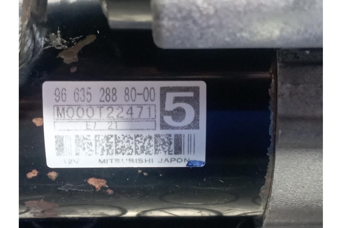 Recambio de motor arranque para peugeot 308 1.6 hdi fap cat (9hz / dv6ted4) referencia OEM IAM 9663528880  