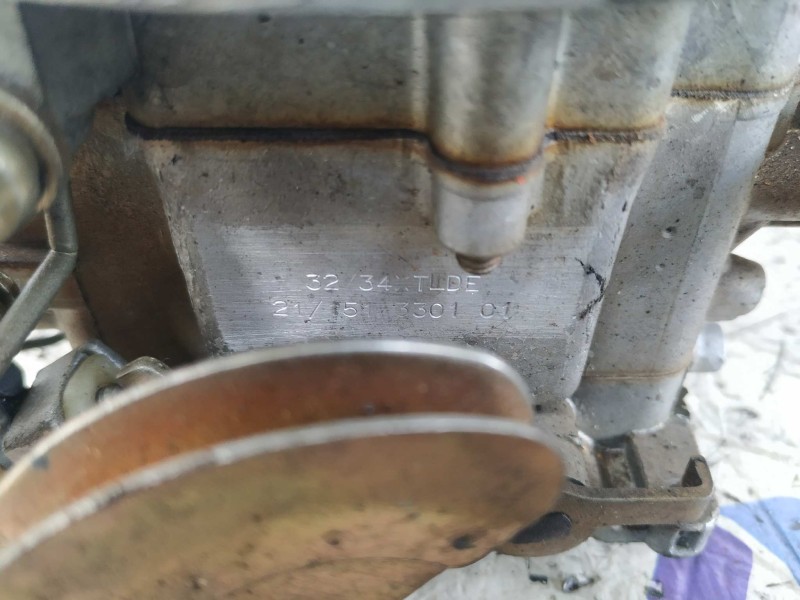 Recambio de carburador para fiat tipo (160) 1.6 cat referencia OEM IAM 3234XTLDE  