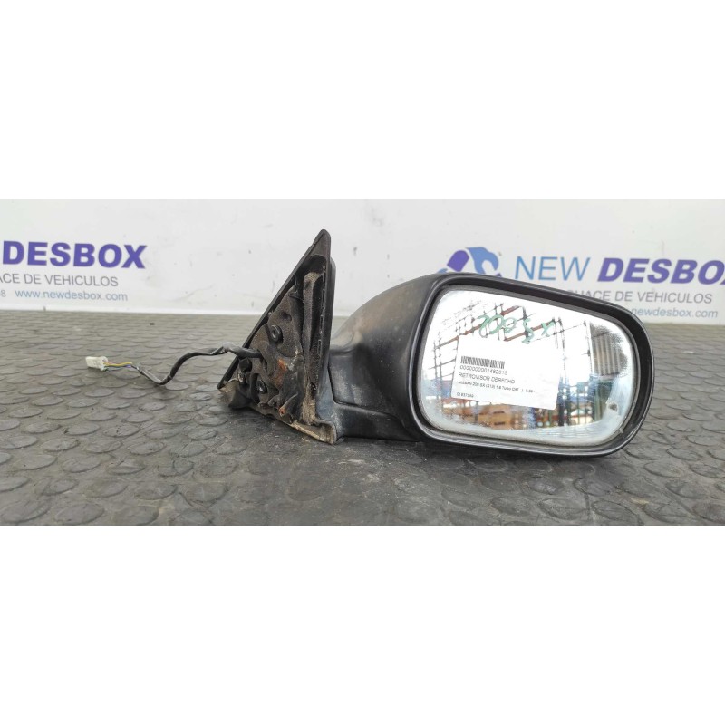 Recambio de retrovisor derecho para nissan 200 sx (s13) 1.8 turbo cat referencia OEM IAM 01837359  