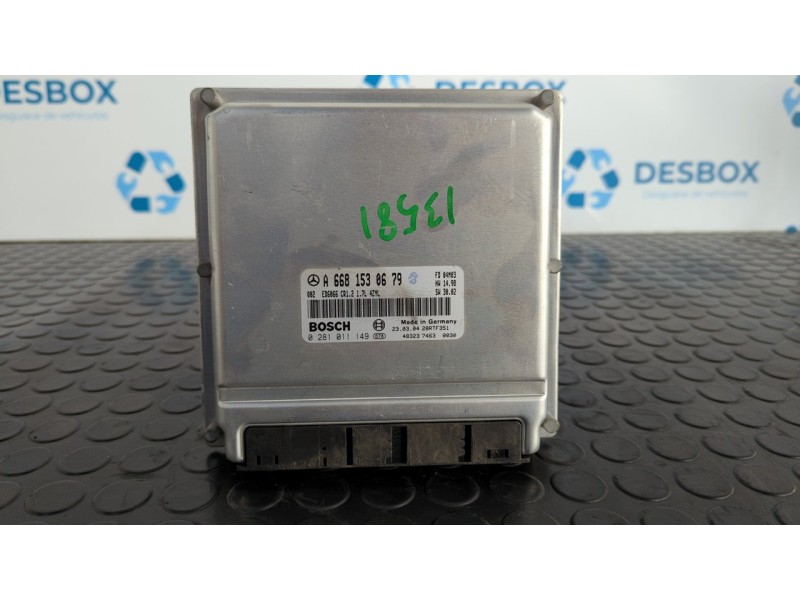Recambio de centralita motor uce para mercedes-benz vaneo (w414) furgoneta compacta cdi (414.700) referencia OEM IAM A6681530679