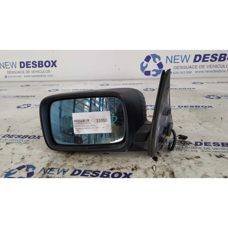 Recambio de retrovisor izquierdo para bmw serie 3 compacto (e36) 1.9 cat referencia OEM IAM 0117351  