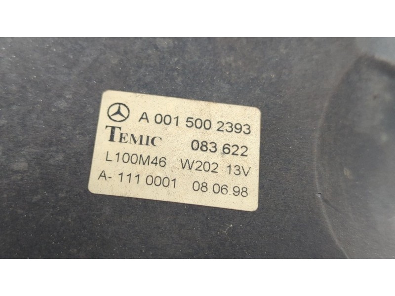 Recambio de electroventilador para mercedes-benz clase c (w202) familiar 220 t cdi (202.193) referencia OEM IAM A0015002393  