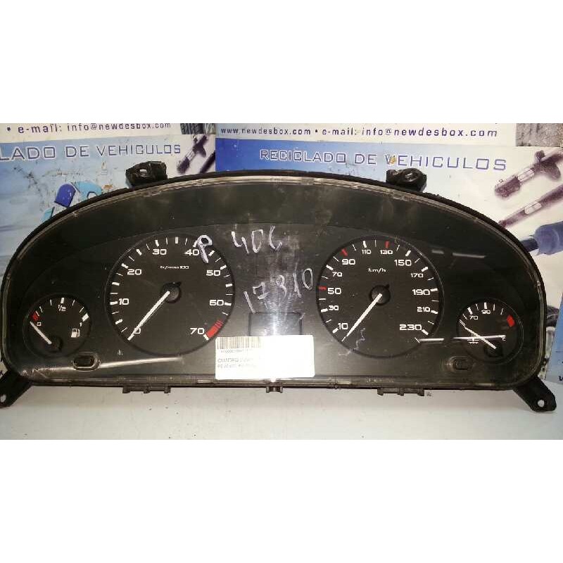 Recambio de cuadro instrumentos para peugeot 406 berlina (s1/s2) 1.8 referencia OEM IAM 9630372480  