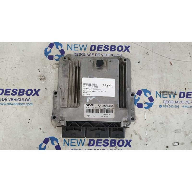 Recambio de centralita motor uce para dacia dokker essential referencia OEM IAM 237102213R  