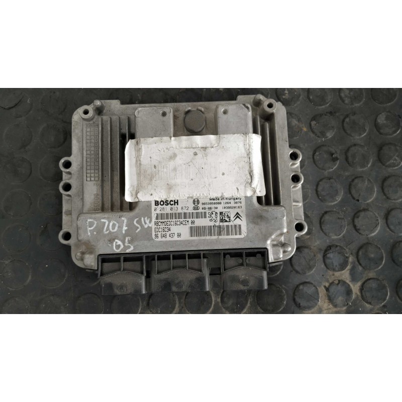 Recambio de centralita motor uce para peugeot 207 sw 1.6 16v hdi referencia OEM IAM 9664843780  