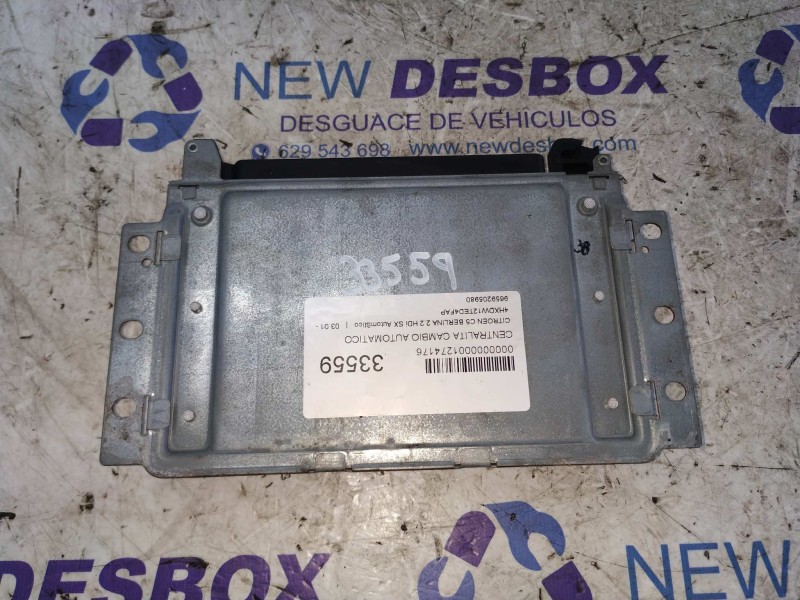 Recambio de centralita cambio automatico para citroen c5 berlina 2.2 hdi sx automático referencia OEM IAM 9659205980  
