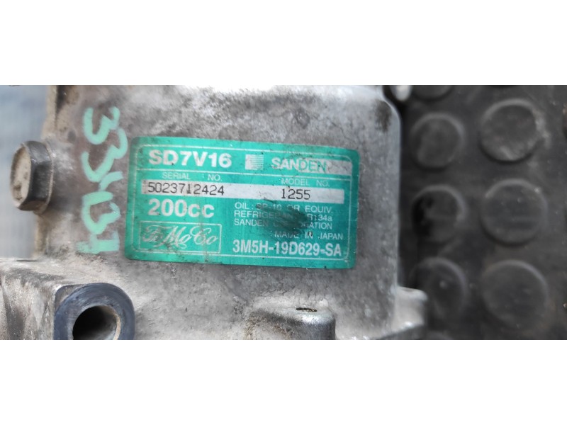 Recambio de compresor aire acondicionado para ford focus c-max (cap) trend (d) referencia OEM IAM 3M5H19D629SA  