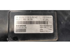 Recambio de centralita motor uce para mercedes-benz clase c (w203) sportcoupe 1.8 cat referencia OEM IAM A2711531679   2