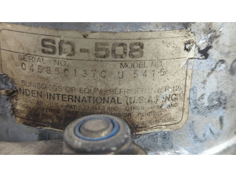 Recambio de compresor aire acondicionado para seat ibiza (6k) 1.9 diesel cat (1y) referencia OEM IAM SD508  