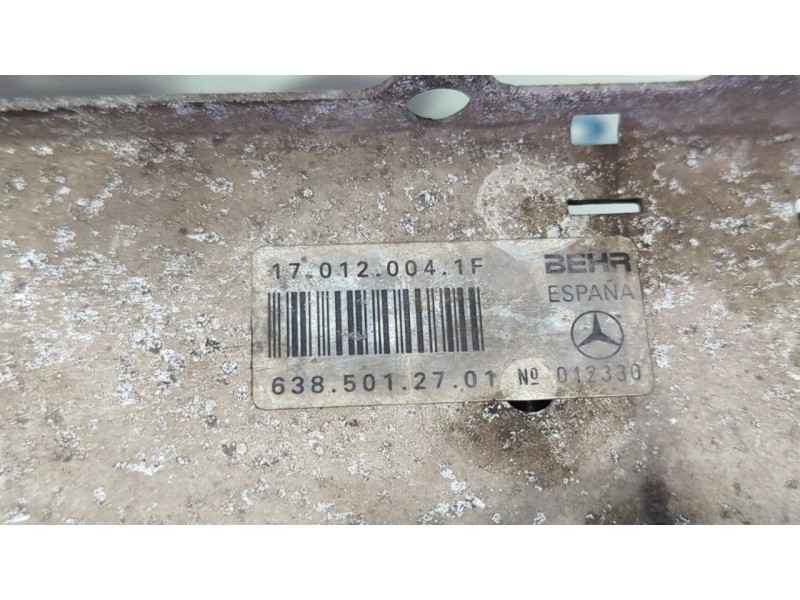 Recambio de radiador agua para mercedes-benz vito (w638) caja cerrada 110 cdi  (638.094) referencia OEM IAM   