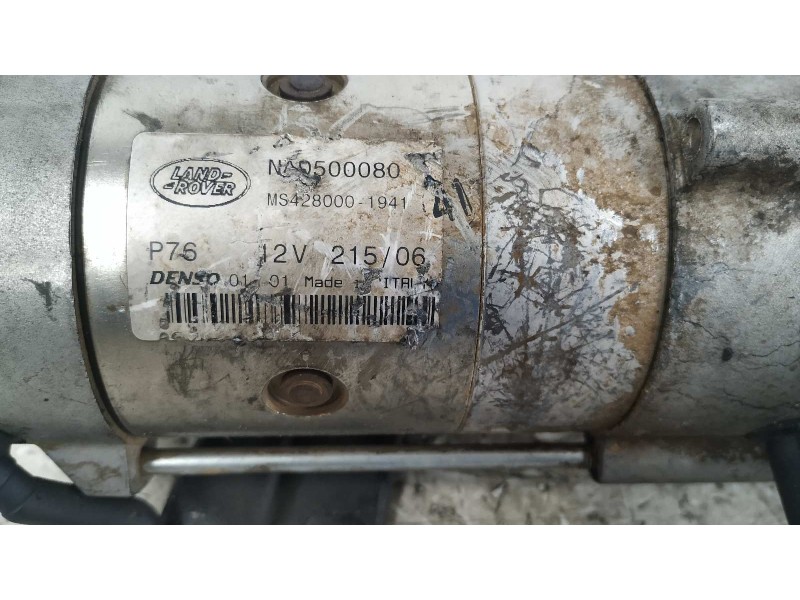 Recambio de motor arranque para land rover range rover sport v6 td hse referencia OEM IAM NAD500080  