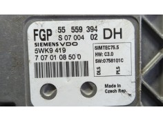 Recambio de centralita motor uce para opel astra h ber. cosmo referencia OEM IAM 55559394   2