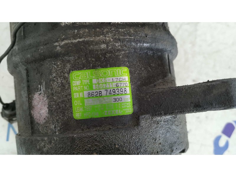 Recambio de compresor aire acondicionado para nissan patrol gr (y61) 2.8 turbodiesel cat referencia OEM IAM DKS17CH  