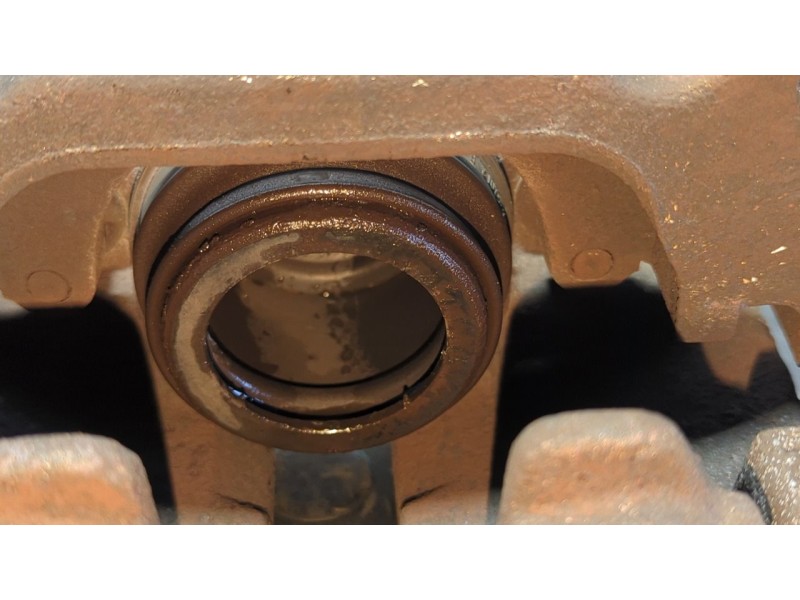 Recambio de pinza de freno delantera derecha para volkswagen caddy ka/kb (2k) furgón economy referencia OEM IAM 582VL  