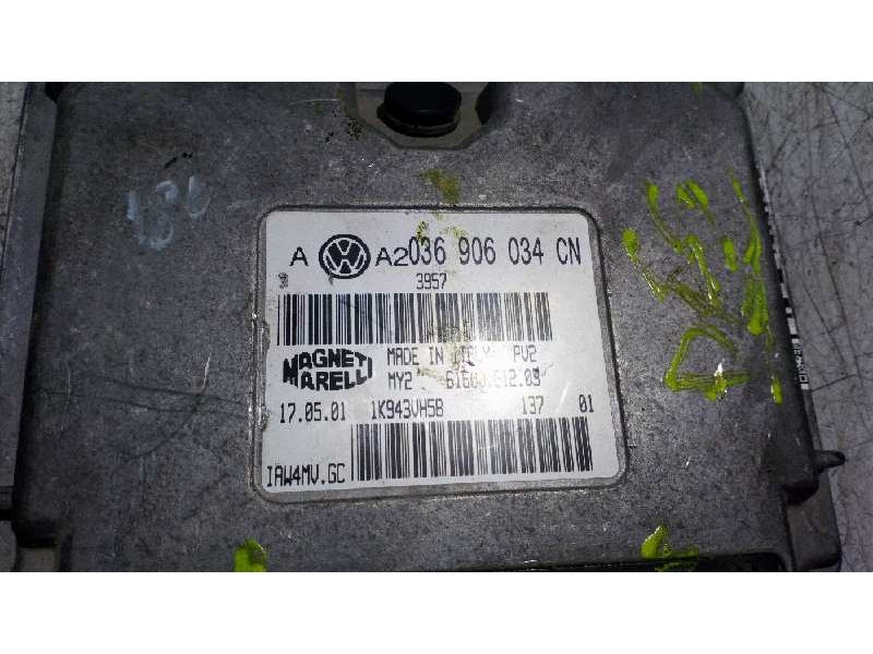 Recambio de centralita motor uce para volkswagen golf iv berlina (1j1) 1.6 16v referencia OEM IAM 036906034CN  