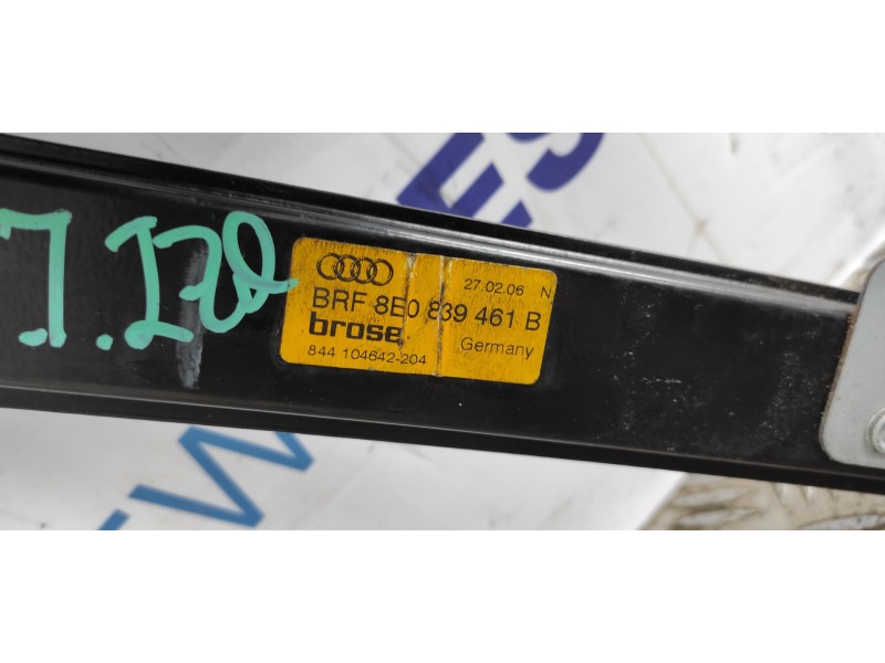 Recambio de elevalunas trasero izquierdo para audi a4 avant (8e) 2.0 tdi quattro (dpf) referencia OEM IAM 8E0839461B  