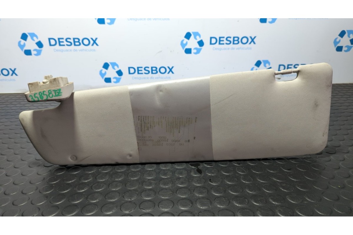 Recambio de parasol izquierdo para fiat ducato chasis cabina 33 (290) l1 kipper rs: 3000 mm 140 referencia OEM IAM T0793  