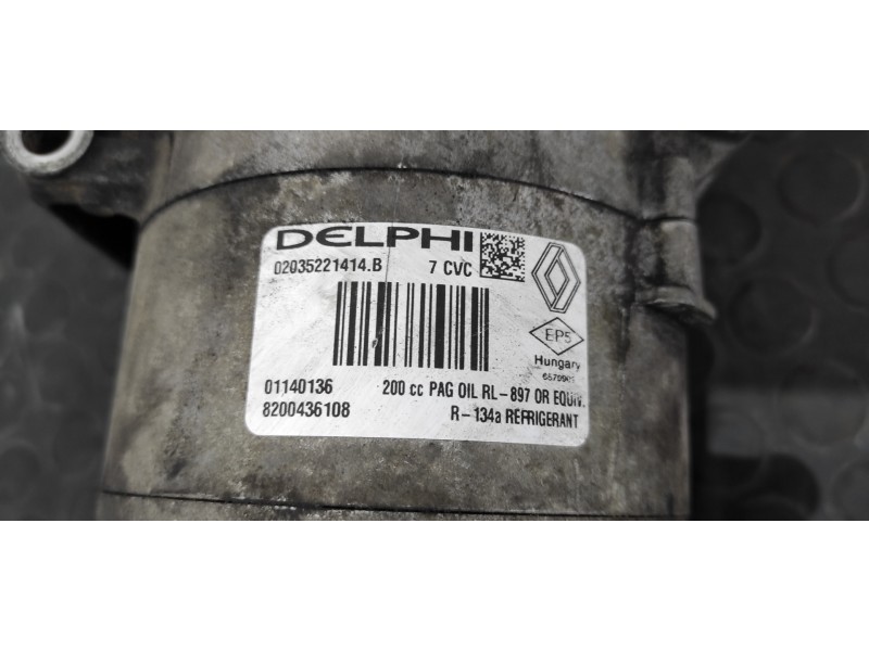 Recambio de compresor aire acondicionado para renault espace iv (jk0) 1.9 dci diesel referencia OEM IAM 8200436108  