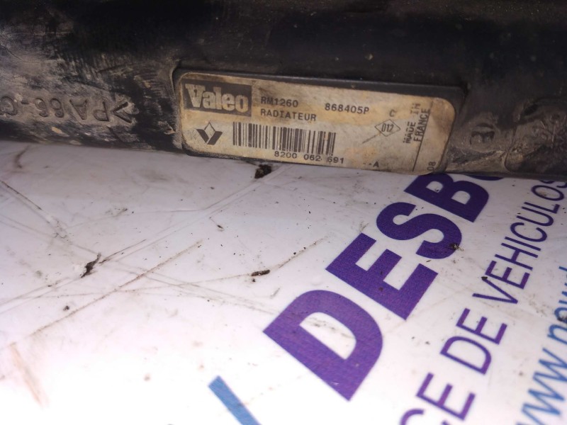 Recambio de radiador agua para renault scenic rx4 (ja0) 1.9 dci diesel cat referencia OEM IAM 8200062691  