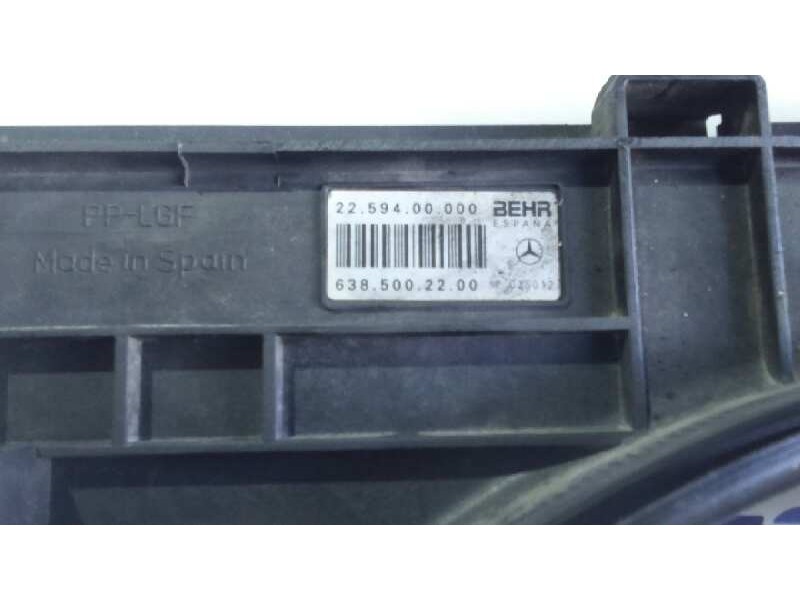 Recambio de electroventilador para mercedes-benz vito (w638) caja cerrada 108 d  (638.064) referencia OEM IAM 6385000693  