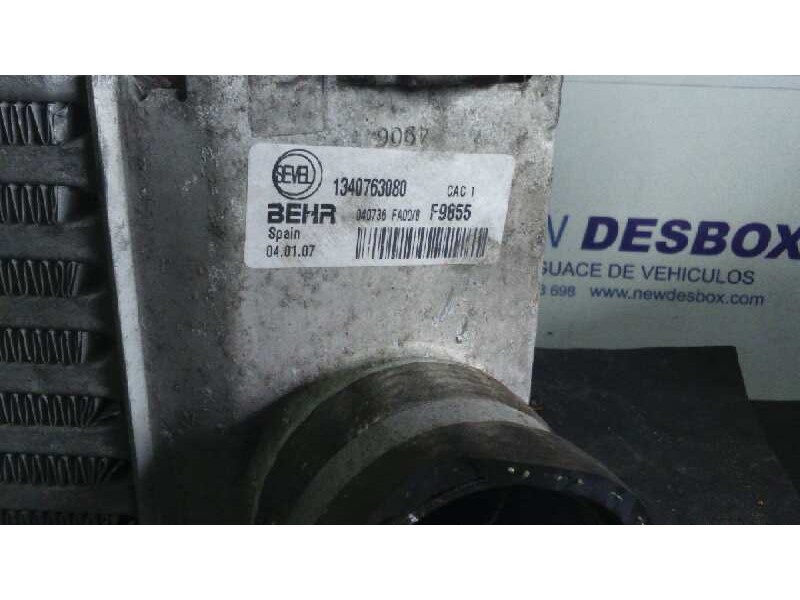 Recambio de intercooler para fiat ducato caja abeirta 33 (06.2006 =>) 2.3 jtd cat referencia OEM IAM 1340763080  