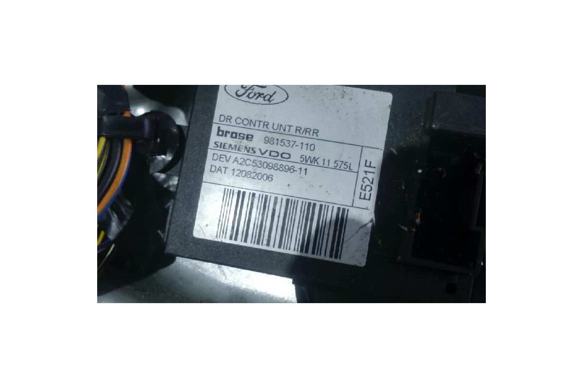 Recambio de elevalunas trasero derecho para ford focus c-max (cap) 1.6 tdci cat referencia OEM IAM 3M51R045H22A  
