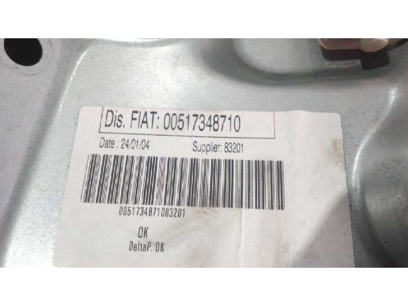 Recambio de elevalunas delantero derecho para fiat idea (135) 1.4 cat referencia OEM IAM 00517348710  