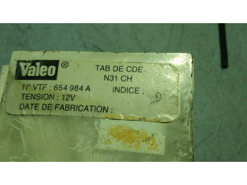 Recambio de mando calefaccion / aire acondicionado para citroen berlingo 1.9 600 d furg. referencia OEM IAM 654984A  