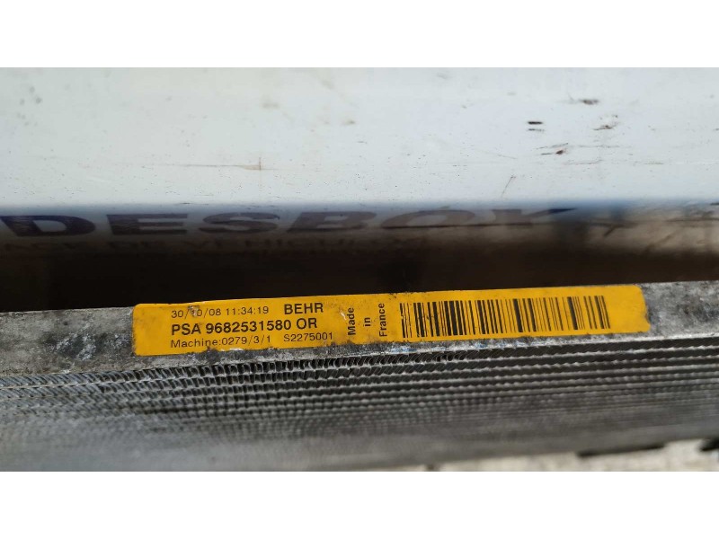 Recambio de condensador / radiador aire acondicionado para citroen berlingo cuadro 1.6 16v hdi referencia OEM IAM 9682531580  
