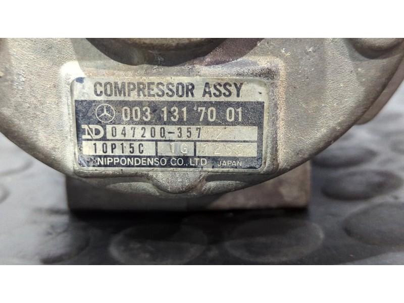 Recambio de compresor aire acondicionado para mercedes-benz clase s (w126) berlina+coupe se 300 referencia OEM IAM 0031317001  
