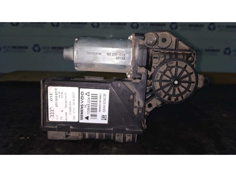 Recambio de motor elevalunas trasero izquierdo para audi a4 berlina (8e) 2.0 tdi referencia OEM IAM 8E0959801E  