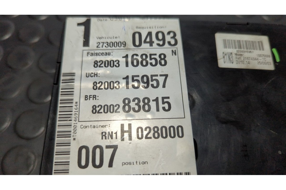 Recambio de caja reles / fusibles para renault espace / grand espace (je0) 1.9 dti authentique referencia OEM IAM 8200315957  