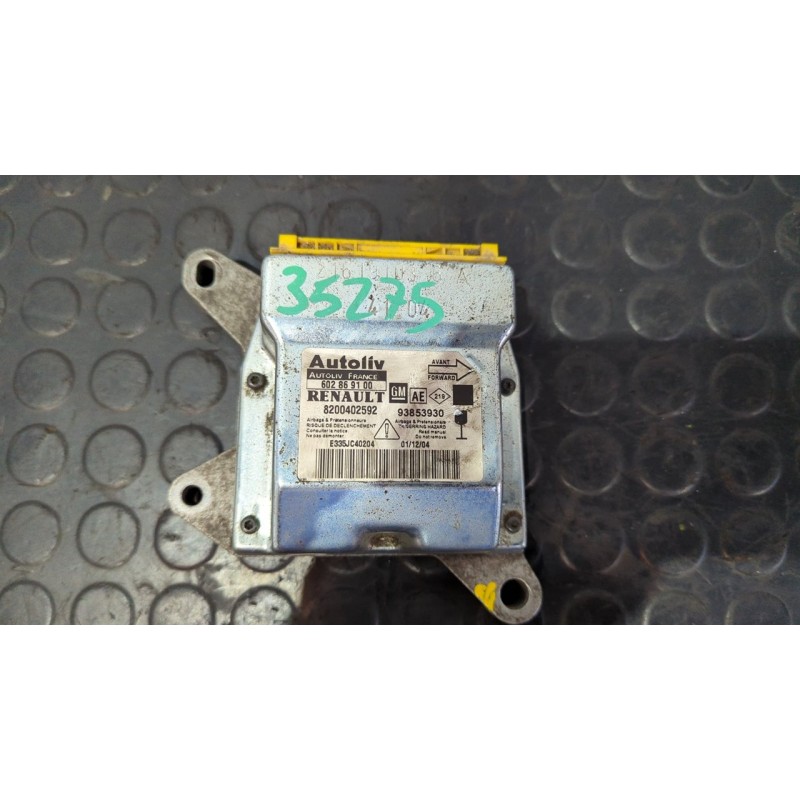 Recambio de centralita airbag para nissan primastar (x83) caja cerrada batalla corta 2,7t referencia OEM IAM 8200402592  