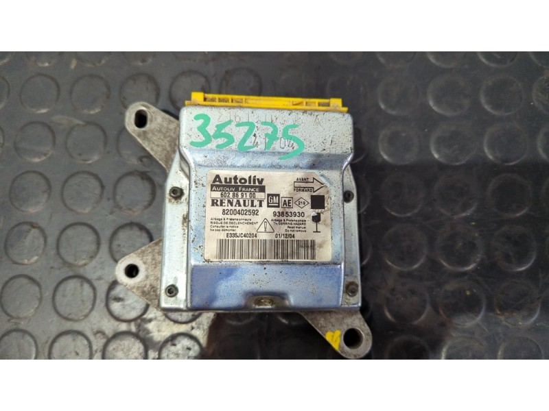 Recambio de centralita airbag para nissan primastar (x83) caja cerrada batalla corta 2,7t referencia OEM IAM 8200402592  