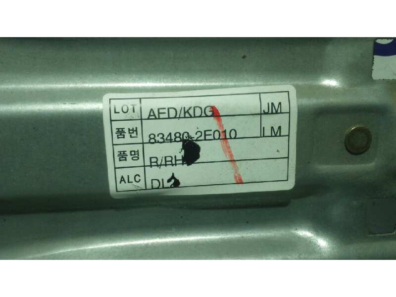 Recambio de elevalunas trasero derecho para hyundai tucson (jm) 2.0 crdi comfort (4wd) referencia OEM IAM 834802E010  