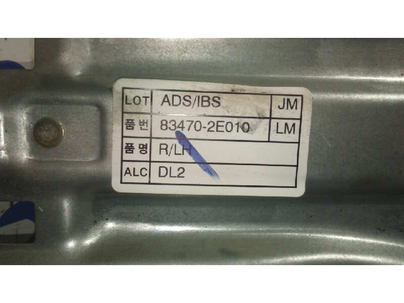 Recambio de elevalunas trasero izquierdo para hyundai tucson (jm) 2.0 crdi comfort (4wd) referencia OEM IAM 834702E010  