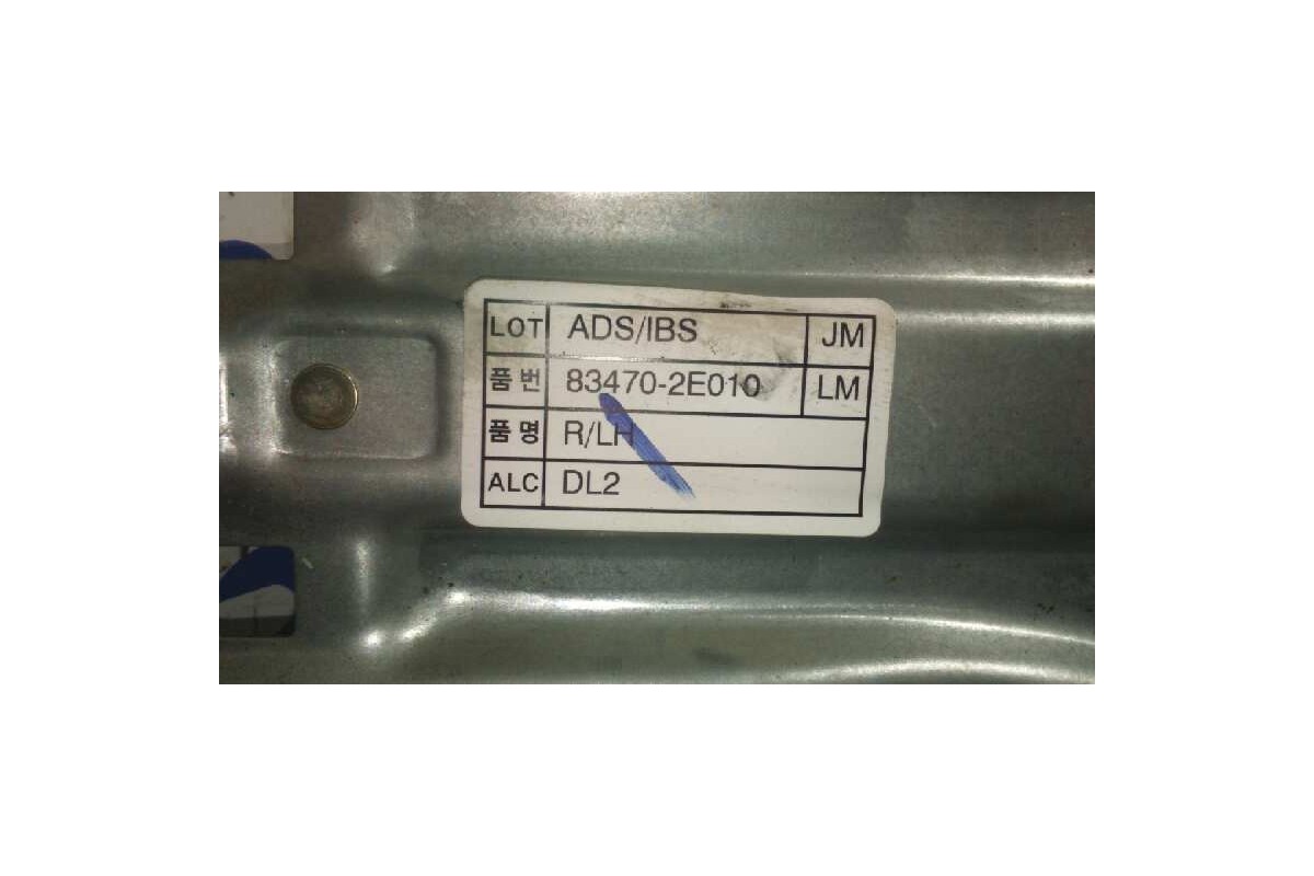 Recambio de elevalunas trasero izquierdo para hyundai tucson (jm) 2.0 crdi comfort (4wd) referencia OEM IAM 834702E010  