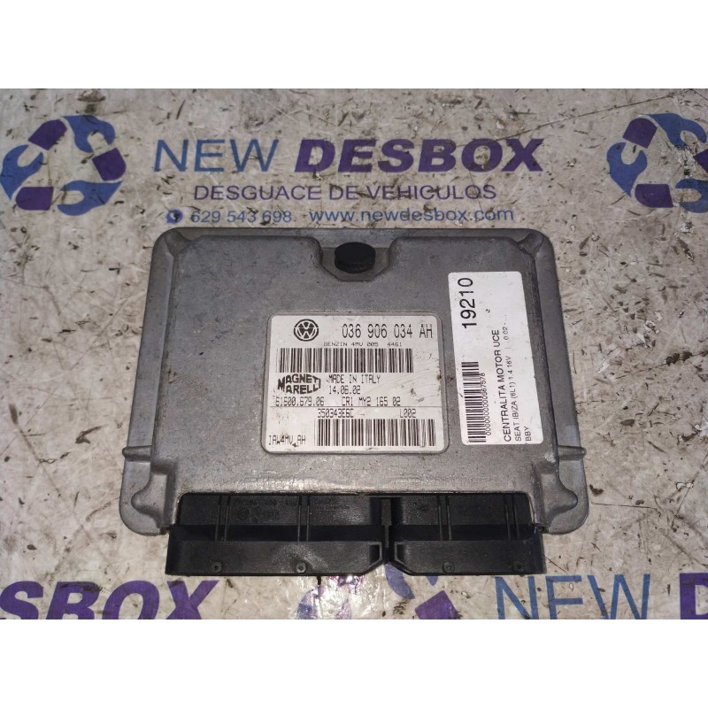 Recambio de centralita motor uce para seat ibiza (6l1) 1.4 16v referencia OEM IAM 036906034AH  