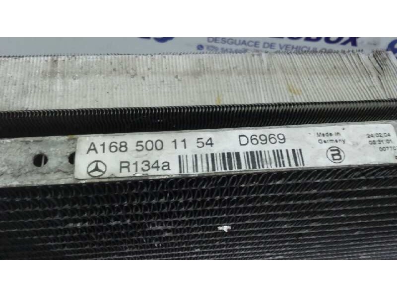 Recambio de condensador / radiador aire acondicionado para mercedes-benz clase a (w168) 1.4 cat referencia OEM IAM A1685001154  
