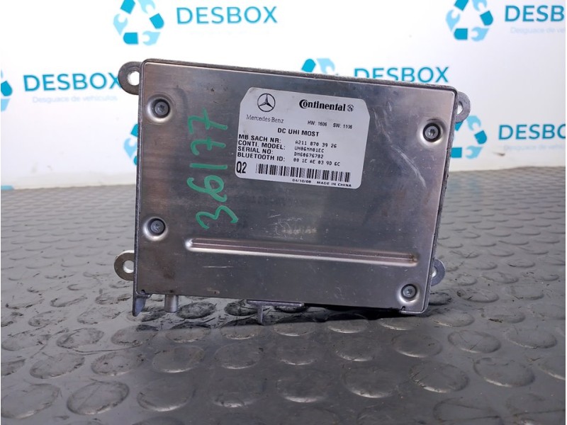 Recambio de modulo electronico para mercedes-benz clase m (w164) 280 / 300 cdi (164.120) referencia OEM IAM A2118703926  