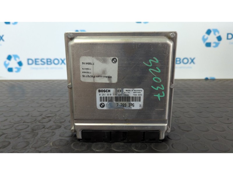 Recambio de centralita motor uce para bmw serie 3 berlina (e46) 3.0 24v turbodiesel cat referencia OEM IAM 7789376  