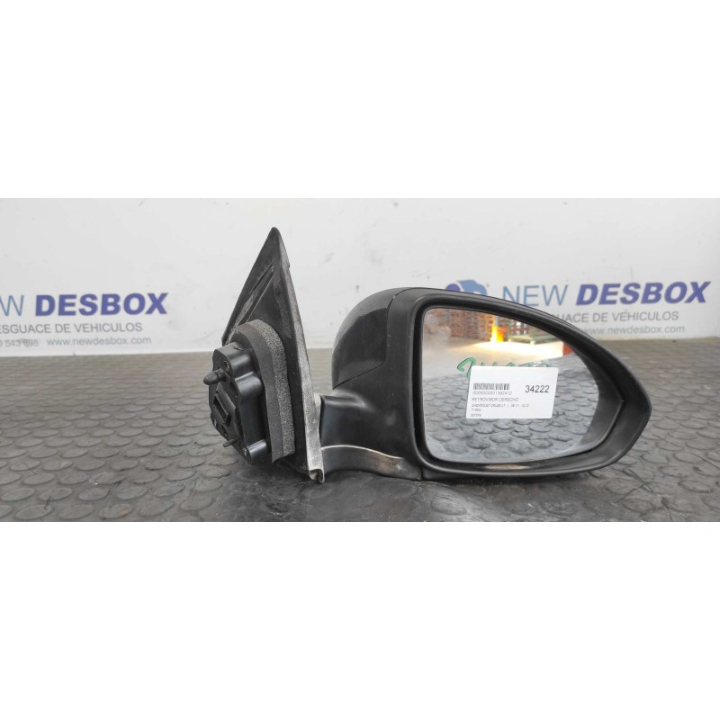 Recambio de retrovisor derecho para chevrolet cruze lt referencia OEM IAM 027379  