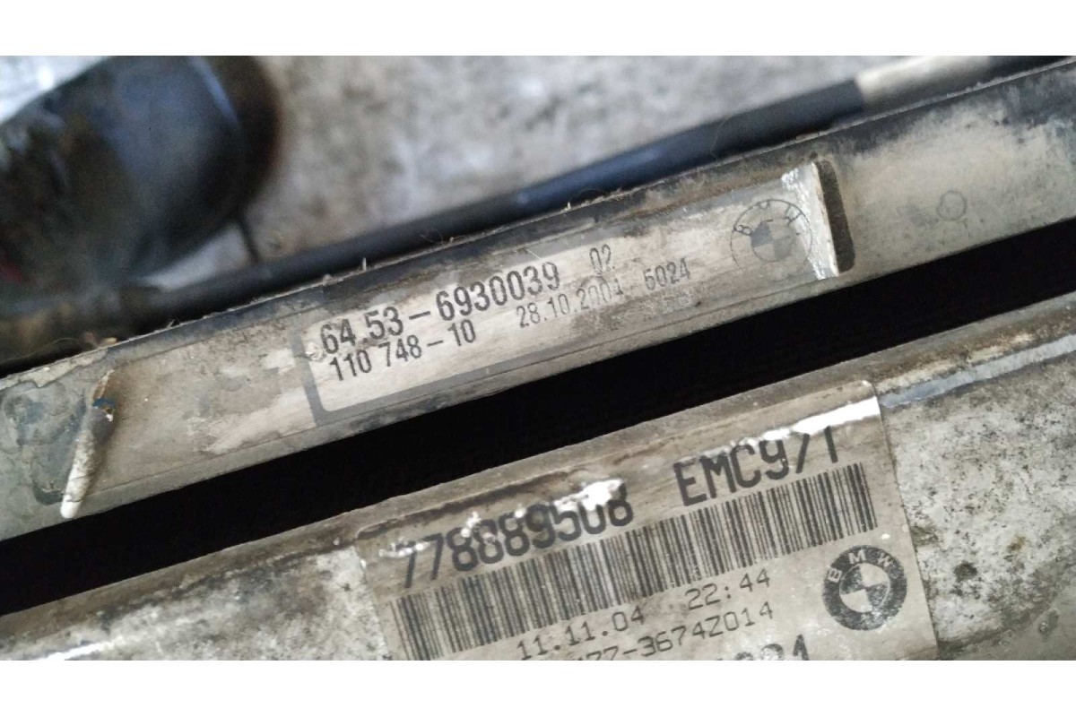 Recambio de condensador / radiador aire acondicionado para bmw serie 1 berlina (e81/e87) 2.0 16v diesel cat referencia OEM IAM 6