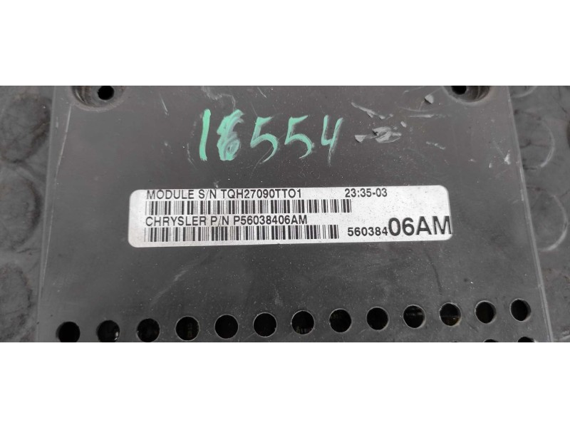 Recambio de modulo electronico para chrysler jeep gr.cherokee (wj/wg) 4.7 v8 cat referencia OEM IAM P56038406AM  