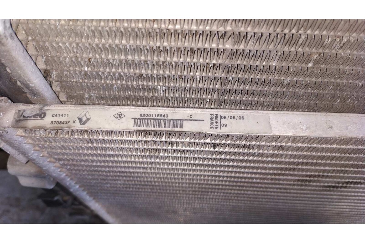 Recambio de condensador / radiador aire acondicionado para renault scenic ii 1.9 dci diesel referencia OEM IAM 8200115543  