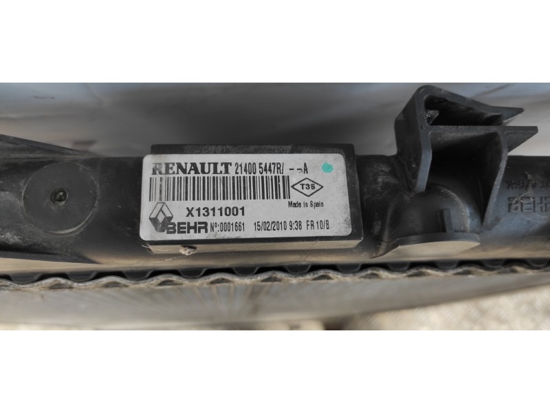 Recambio de radiador agua para opel movano b kasten/combi hka l2h2 3,3t doka referencia OEM IAM 214005447R  