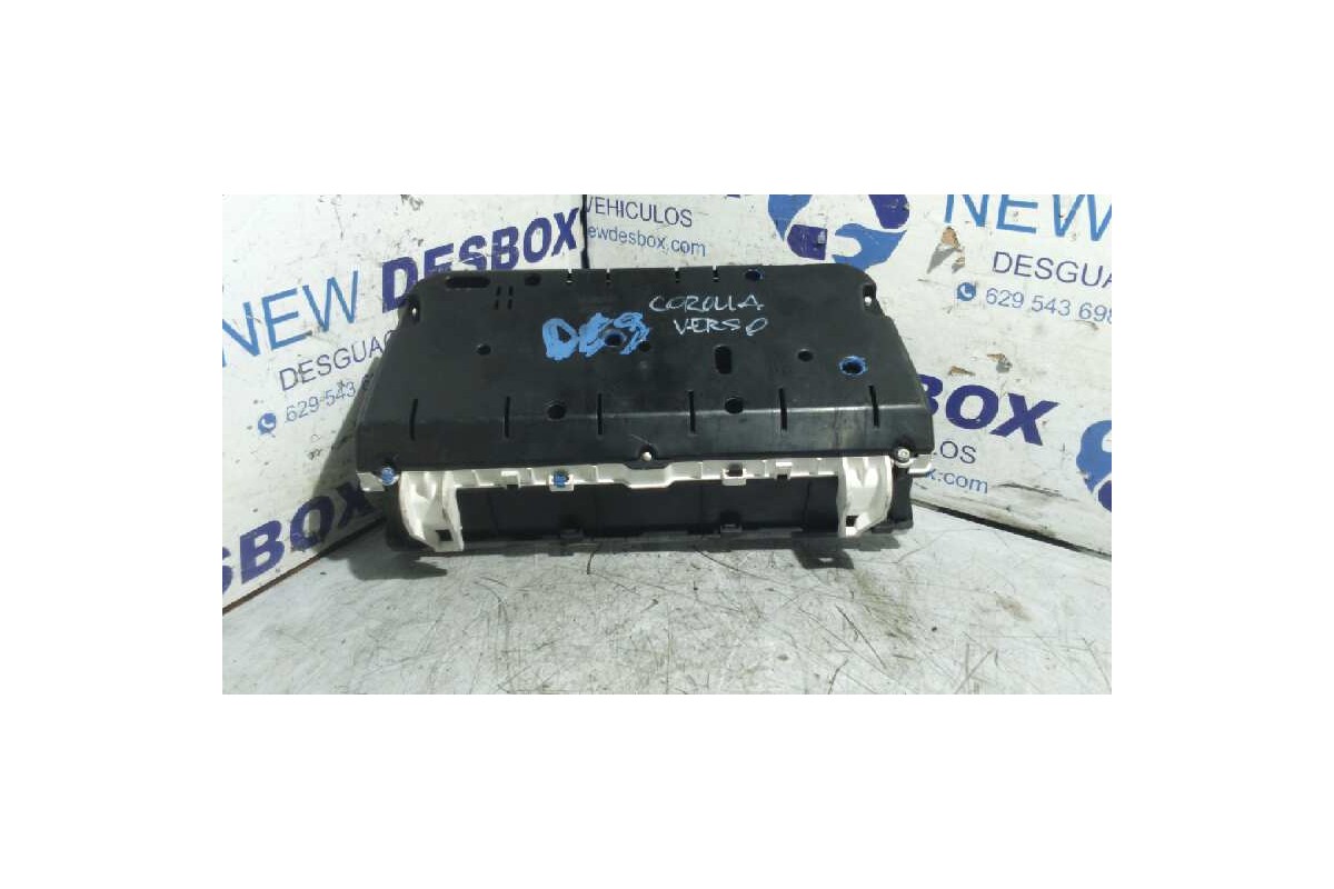 Recambio de cuadro instrumentos para toyota corolla verso (r1) 2.2 turbodiesel cat referencia OEM IAM 838000F091  